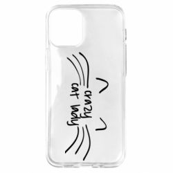 Чехол для iPhone 12 mini Crazy Cat Lady - PrintSalon