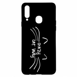 Чехол для Samsung A20s Crazy Cat Lady - PrintSalon