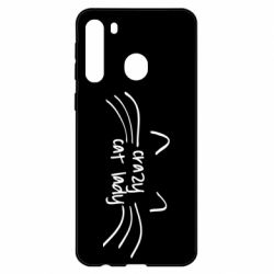 Чехол для Samsung A21 Crazy Cat Lady - PrintSalon