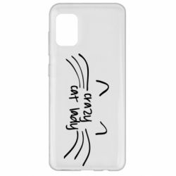 Чехол для Samsung A31 Crazy Cat Lady - PrintSalon