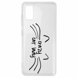 Чехол для Samsung A41 Crazy Cat Lady - PrintSalon