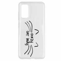 Чехол для Samsung S20 Crazy Cat Lady - PrintSalon