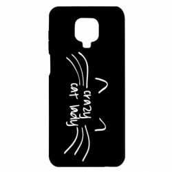Чехол для Xiaomi Redmi Note 9S/9Pro/9Pro Max Crazy Cat Lady - PrintSalon