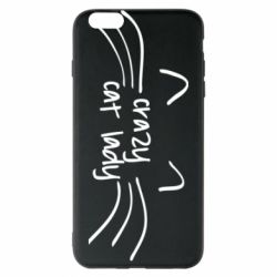 Чехол для iPhone 6 Plus/6S Plus Crazy Cat Lady - PrintSalon