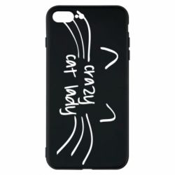Чехол для iPhone 8 Plus Crazy Cat Lady - PrintSalon