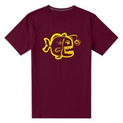 Мужская футболка премиум Crazy fish