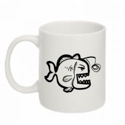 Чашка 320ml Crazy fish