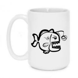 Чашка 420ml Crazy fish