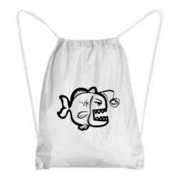 Рюкзак-мешок Crazy fish - PrintSalon