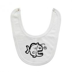 Слюнявчик  Crazy fish