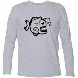 Футболка с длинным рукавом Crazy fish