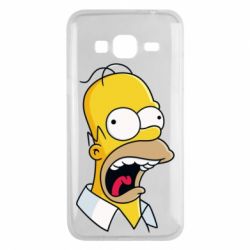 Чехол для Samsung J3 2016 Crazy Homer! - PrintSalon