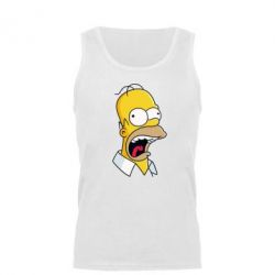 Мужская майка Crazy Homer! - PrintSalon