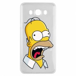 Чехол для Samsung J7 2016 Crazy Homer! - PrintSalon