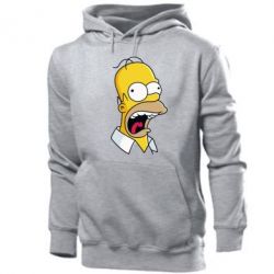 Мужское худи Crazy Homer! - PrintSalon