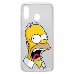 Чехол для Samsung A30 Crazy Homer! - PrintSalon
