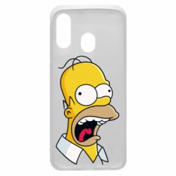 Чехол для Samsung A40 Crazy Homer! - PrintSalon