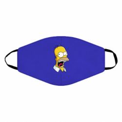 Маска многоразовая Crazy Homer! - PrintSalon