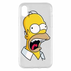 Чехол для iPhone X/Xs Crazy Homer! - PrintSalon
