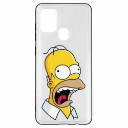 Чехол для Samsung A21s Crazy Homer! - PrintSalon