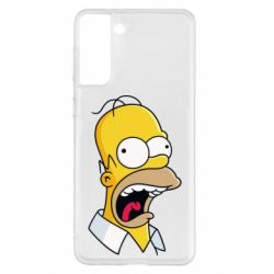 Чехол для Samsung S21+ Crazy Homer! - PrintSalon
