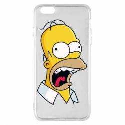Чехол для iPhone 6 Plus/6S Plus Crazy Homer! - PrintSalon