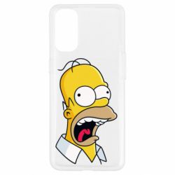 Чехол для Oppo Reno 4 Crazy Homer! - PrintSalon