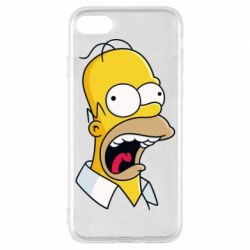 Чехол для iPhone 7 Crazy Homer! - PrintSalon