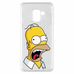 Чехол для Samsung A8 2018 Crazy Homer! - PrintSalon