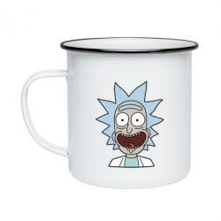 Кружка эмалированная Crazy Rick - PrintSalon