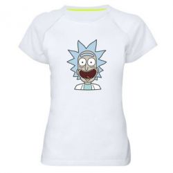 Женская футболка для спорта Crazy Rick - PrintSalon