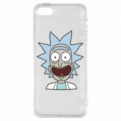 Чехол для iPhone5/5S/SE Crazy Rick - PrintSalon