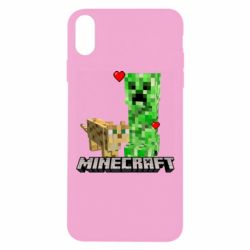 Чохол для iPhone Xs Max Creeper and Cat
