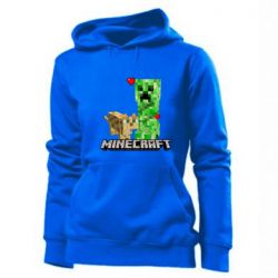 Женское худи Creeper and Cat - PrintSalon