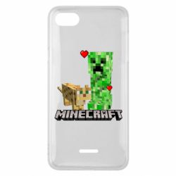 Чехол для Xiaomi Redmi 6A Creeper and Cat