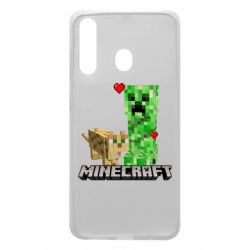 Чехол для Samsung A60 Creeper and Cat - PrintSalon