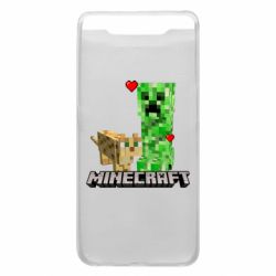 Чехол для Samsung A80 Creeper and Cat - PrintSalon