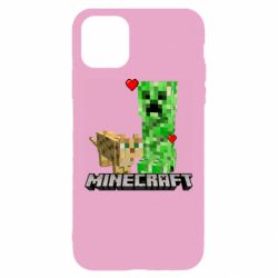 Чехол для iPhone 11 Creeper and Cat - PrintSalon