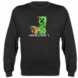 Cвитшот Creeper and Cat - PrintSalon