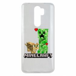 Чехол для Xiaomi Redmi Note 8 Pro Creeper and Cat - PrintSalon