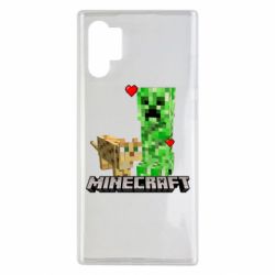 Чехол для Samsung Note 10 Plus Creeper and Cat - PrintSalon