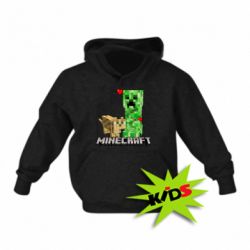 Детское худи Creeper and Cat - PrintSalon