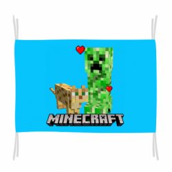 Флаг Creeper and Cat