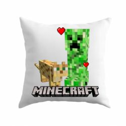 Подушка Creeper and Cat