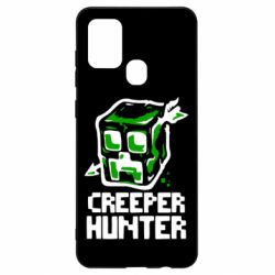 Чехол для Samsung A21s Creeper Hunter - PrintSalon