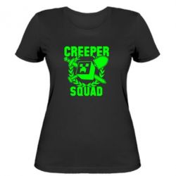 Женская футболка Creeper Squad - PrintSalon