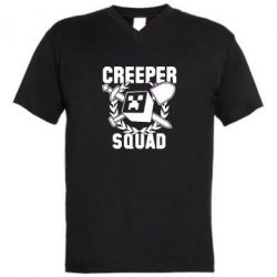 Чоловіча футболка з V-подібним вирізом Creeper Squad