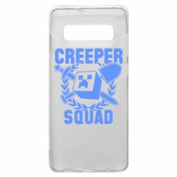 Чехол для Samsung S10+ Creeper Squad - PrintSalon