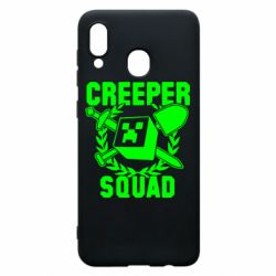 Чехол для Samsung A20 Creeper Squad - PrintSalon