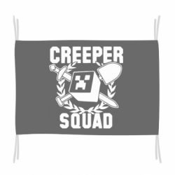 Флаг Creeper Squad - PrintSalon
